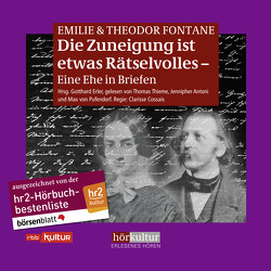 Die Zuneigung ist etwas Rätselvolles von Antoni,  Jennipher, Erler,  Gotthard, Fontane,  Emilie & Theodor, Thieme,  Thomas, von Pufendorf,  Max