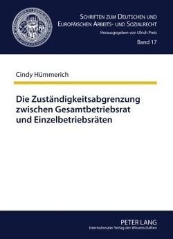 Die Zuständigkeitsabgrenzung zwischen Gesamtbetriebsrat und Einzelbetriebsräten von Hümmerich,  Cindy