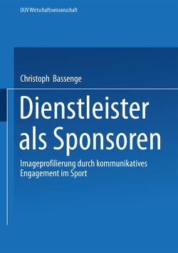 Dienstleister als Sponsoren von Bassenge,  Christoph