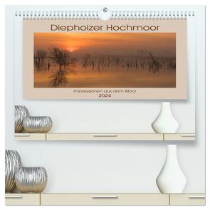 Diepholzer Hochmoor (hochwertiger Premium Wandkalender 2024 DIN A2 quer), Kunstdruck in Hochglanz