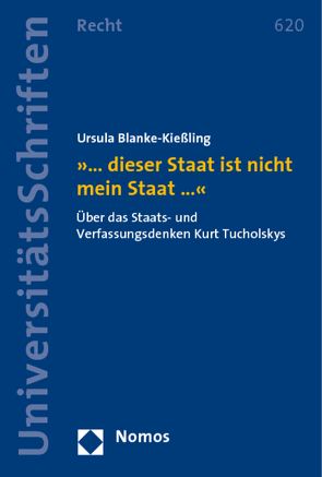 »… dieser Staat ist nicht mein Staat …« von Blanke-Kießling,  Ursula