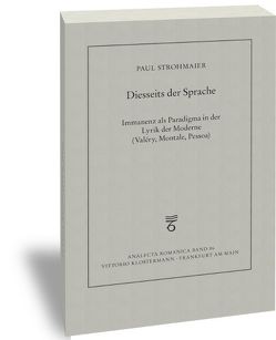 Diesseits der Sprache von Strohmaier,  Paul