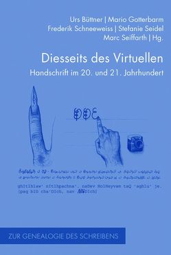 Diesseits des Virtuellen von Brasch,  Ilka, Büttner,  Urs, Gotterbarm,  Mario, Halawa-Sarholz,  Mark A., Haubenreich,  Jacob, Heilmann,  Till A., Janicki,  Robert, Oster,  Sandra, Rieger,  Stefan, Ruf,  Oliver, Sachs-Hombach,  Klaus, Schmitz-Emans,  Monika, Schneeweiss,  Frederik, Seidel,  Stefanie, Seiffarth,  Marc, Stingelin,  Martin, Zanetti,  Sandro