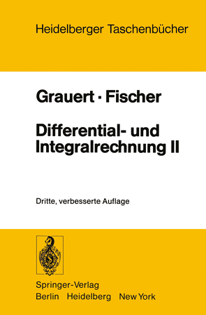 Differential- und Integralrechnung II von Fischer,  W., Grauert,  H.