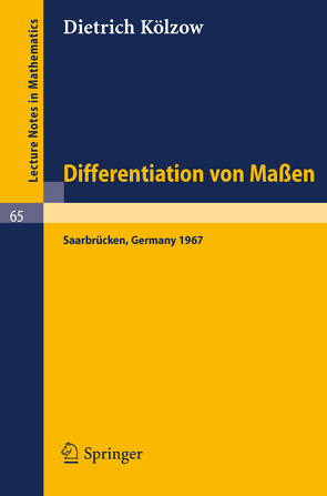 Differentiation von Maßen von Kölzow,  Dietrich