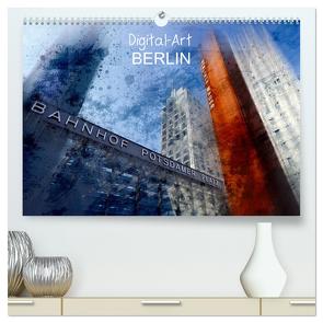 Digital-Art BERLIN (hochwertiger Premium Wandkalender 2024 DIN A2 quer), Kunstdruck in Hochglanz von Viola,  Melanie