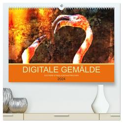 DIGITALE GEMÄLDE (hochwertiger Premium Wandkalender 2024 DIN A2 quer), Kunstdruck in Hochglanz von Herbolzheimer,  Carl-Peter