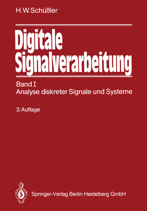 Digitale Signalverarbeitung von Schüssler,  Hans W