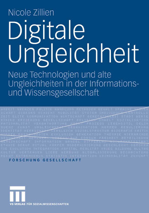 Digitale Ungleichheit von Zillien,  Nicole