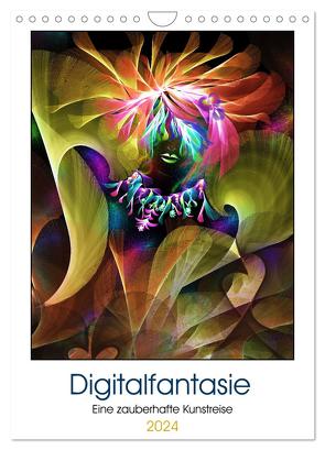 Digitalfantasie (Wandkalender 2024 DIN A4 hoch), CALVENDO Monatskalender von Sattler,  Heidemarie