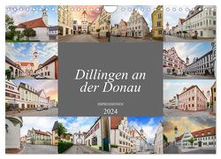 Dillingen an der Donau Impressionen (Wandkalender 2024 DIN A4 quer), CALVENDO Monatskalender von Meutzner,  Dirk