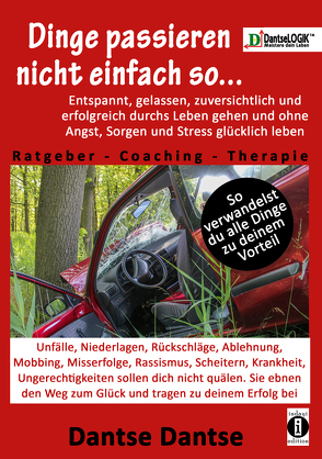 Dantse: Dinge passieren nicht einfach so… Entspannt, gelassen, zuversichtlich und erfolgreich durchs Leben gehen und ohne Angst, Sorgen und Stress glücklich leben! Ratgeber-Coaching-Therapie von Dantse,  Dantse