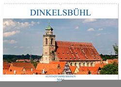 DINKELSBÜHL – ALTSTADT IMPRESSIONEN (Wandkalender 2024 DIN A2 quer), CALVENDO Monatskalender von boeTtchEr,  U