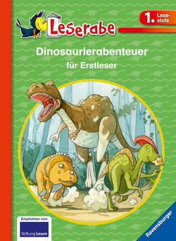 Dinoabenteuer für Erstleser – Leserabe 1. Klasse – Erstlesebuch für Kinder ab 6 Jahren von Hartmann,  Jörg, Klein,  Martin, Ondracek,  Claudia, Rieger,  Anja