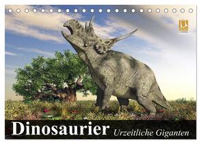 Dinosaurier. Urzeitliche Giganten (Tischkalender 2024 DIN A5 quer), CALVENDO Monatskalender von Stanzer,  Elisabeth