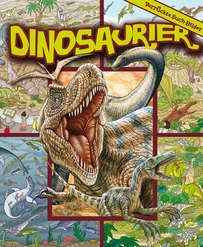 Dinosaurier – Verrückte Such-Bilder Hardcover-Wimmelbuch