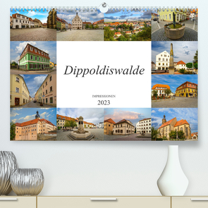 Dippoldiswalde Impressionen (Premium, hochwertiger DIN A2 Wandkalender 2023, Kunstdruck in Hochglanz) von Meutzner,  Dirk