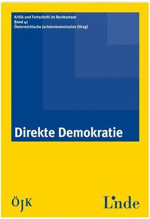 Direkte Demokratie von Juristenkommission,  Österreichische