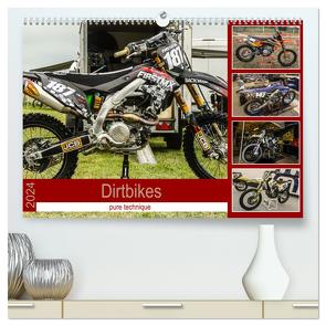 Dirtbikes – pure technique (hochwertiger Premium Wandkalender 2024 DIN A2 quer), Kunstdruck in Hochglanz von Fitkau Fotografie & Design,  Arne