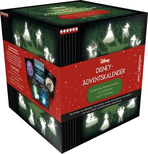 Disney Adventskalender 2023 – zauberhafte Weihnachts-Box mit 24 Büchern und 1.152 Seiten von Disney,  Walt