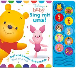 Disney Baby: Sing mit uns! – Interaktives Pappbilderbuch mit 10 lustigen Geräuschen