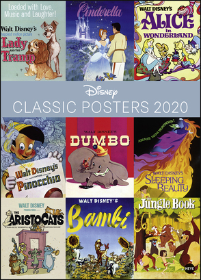 Disney Classic Posters Edition Kalender 2020 von Heye