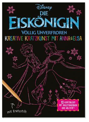 Disney Die Eiskönigin: Kreative Kratzkunst mit Anna und Elsa