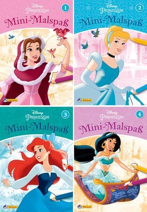 Disney Prinzessin: 4er Mini-Malspaß