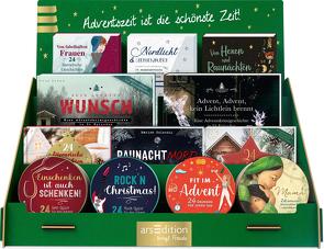 Display „Die schönsten Adventskalender“