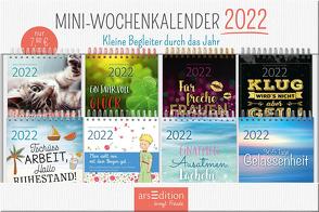 Display Miniwochenkalender 2022. Mit 8 x 5 Ex.