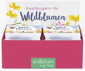 Display Saatkugeln für Wildblumen