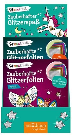 Display Zauberhafte Glitzerfolien