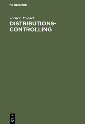 Distributionscontrolling von Piontek,  Jochem
