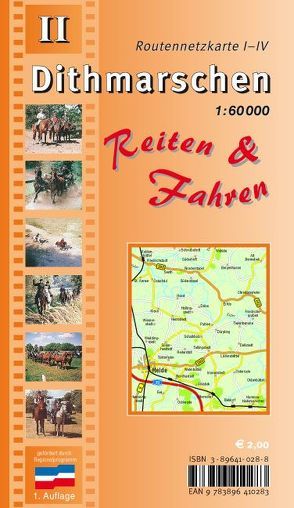 Dithmarschen Reiten & Fahren / Reiterkartenset / Dithmarschen Reiten & Fahren – Reiterkarte Blatt II von Tacken,  Sascha René