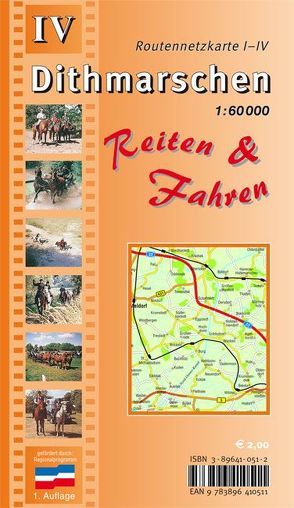 Dithmarschen Reiten & Fahren / Reiterkartenset / Dithmarschen Reiten & Fahren – Reiterkarte Blatt IV von Tacken,  Sascha René