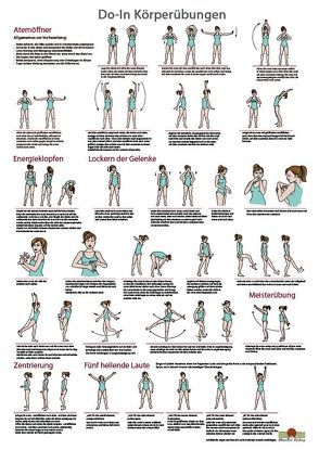 Do-In Körperübungen Schaubild DIN A3 von Loh,  Nirgun W., Palitzsch-Schulz,  Aruna, Sievers,  Sakina K.