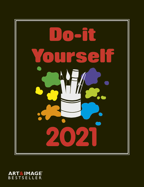 Do-it Yourself schwarz 2021 A&I – Bastelkalender – DIY-Kalender – 24×31