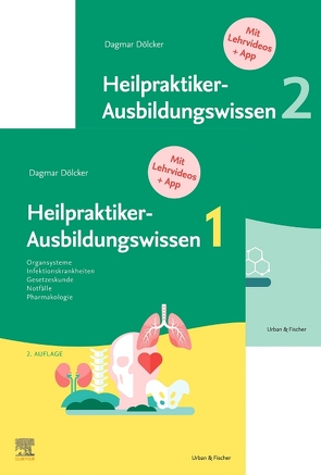 Dölcker, Set Heilpraktiker Ausbildungwissen Bd. 1 und 2 von Dölcker,  Dagmar