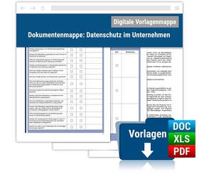 Dokumentenmappe: Datenschutz im Unternehmen