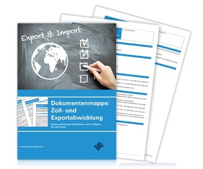 Dokumentenmappe: Zoll- und Exportabwicklung