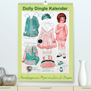 Dolly Dingle Kalender – Anziehpuppen von Grace G. Drayton (Premium, hochwertiger DIN A2 Wandkalender 2023, Kunstdruck in Hochglanz) von Erbs,  Karen