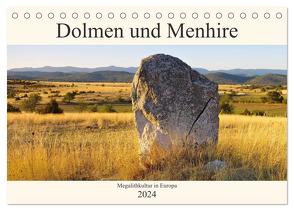 Dolmen und Menhire – Megalithkultur in Europa (Tischkalender 2024 DIN A5 quer), CALVENDO Monatskalender von LianeM,  LianeM