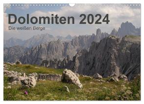 Dolomiten 2024 – Die weißen Berge (Wandkalender 2024 DIN A3 quer), CALVENDO Monatskalender von Zimmermann,  Frank