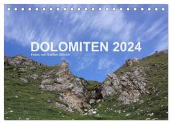 DOLOMITEN 2024 (Tischkalender 2024 DIN A5 quer), CALVENDO Monatskalender von Dittrich,  Steffen