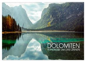 Dolomiten – Rundreise um Drei Zinnen (Wandkalender 2024 DIN A2 quer), CALVENDO Monatskalender von Thoermer,  Val