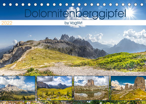 Dolomitenberggipfel (Tischkalender 2022 DIN A5 quer) von VogtArt