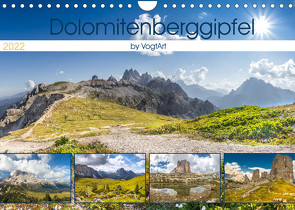 Dolomitenberggipfel (Wandkalender 2022 DIN A4 quer) von VogtArt