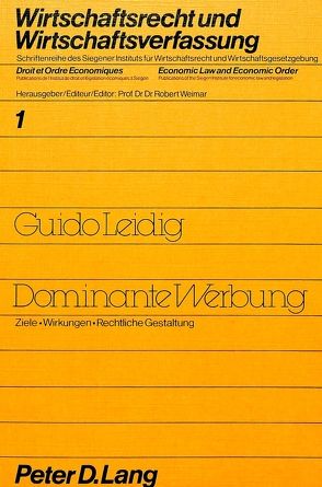 Dominante Werbung von Leidig,  Guido