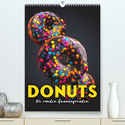 Donuts – Die runden Gaumenfreuden. (Premium, hochwertiger DIN A2 Wandkalender 2023, Kunstdruck in Hochglanz) von SF