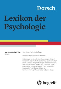 Dorsch – Lexikon der Psychologie von Wirtz,  Markus Antonius